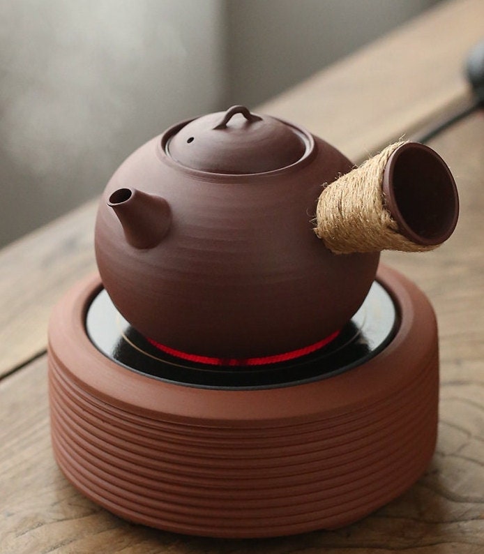 This is a pottery kettle