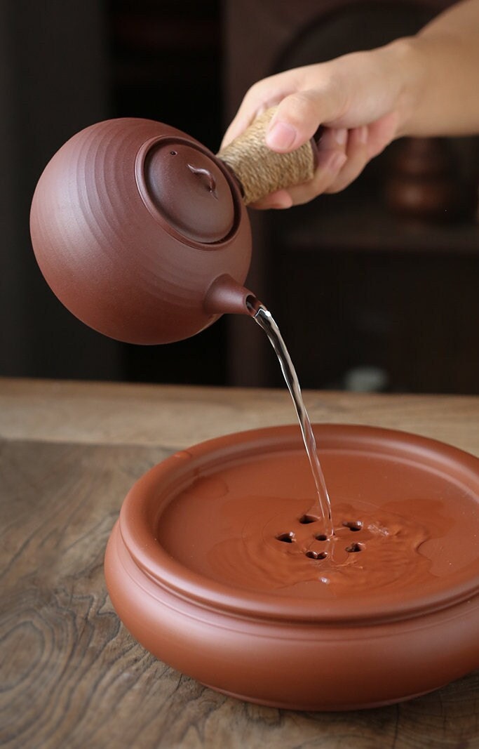 This is a pottery kettle