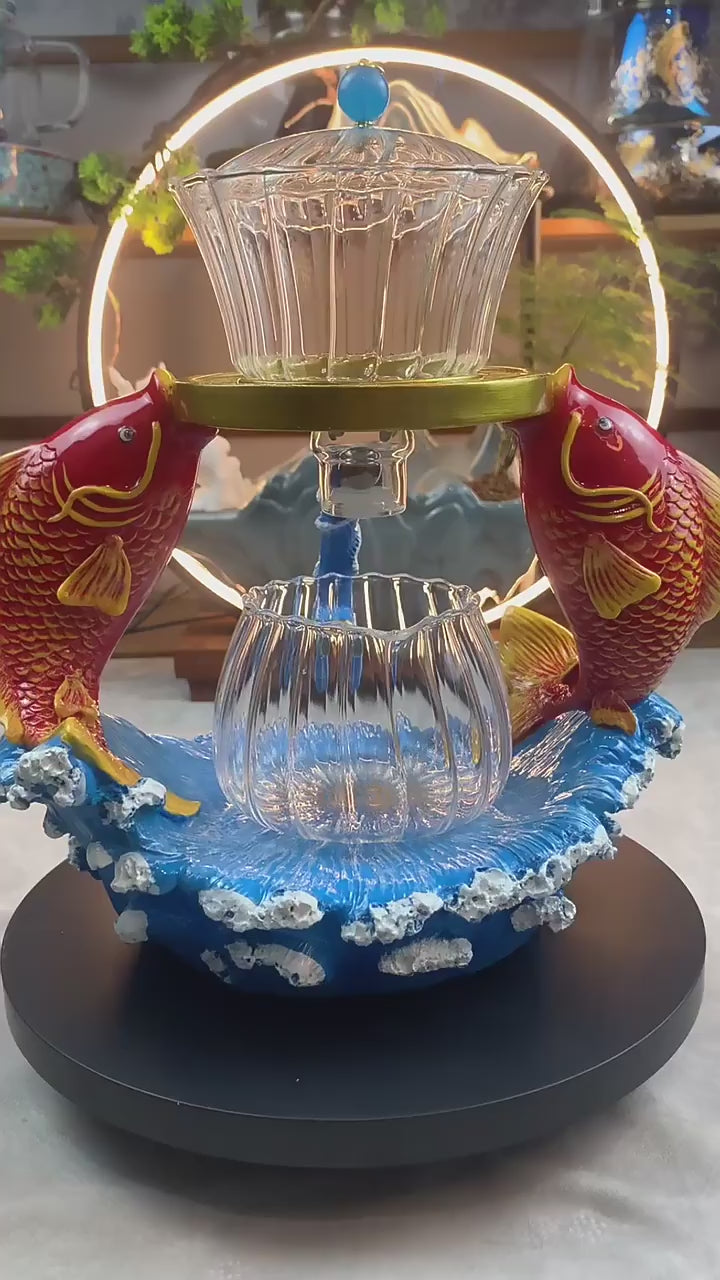 this is an automatic glass teapot