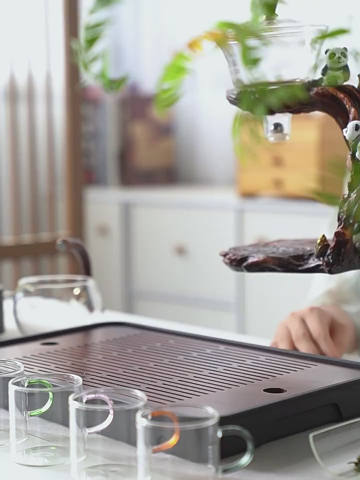 this is an automatic glass teapot