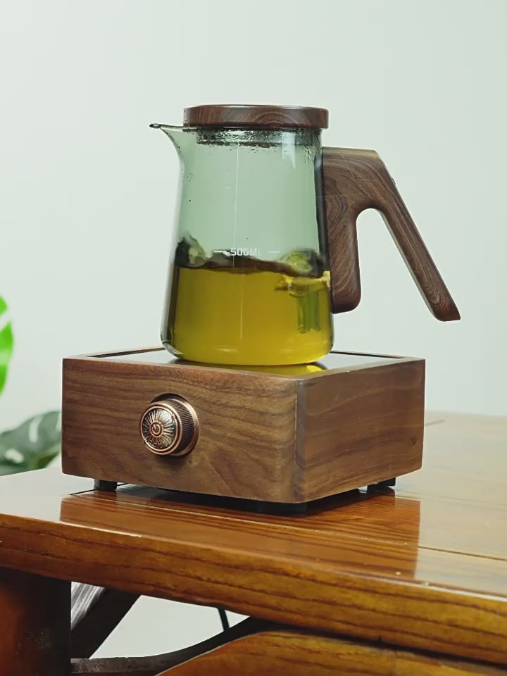 this is an automatic glass teapot