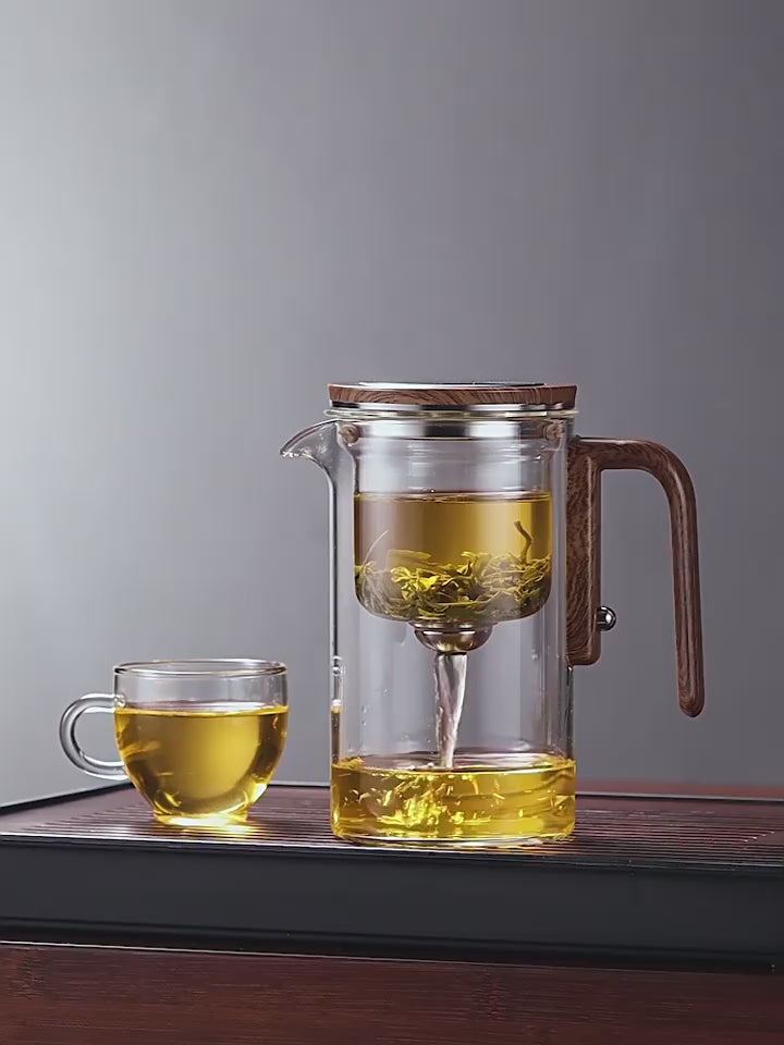 This is high borosilicate glass teapot.this is a magnetic teapot