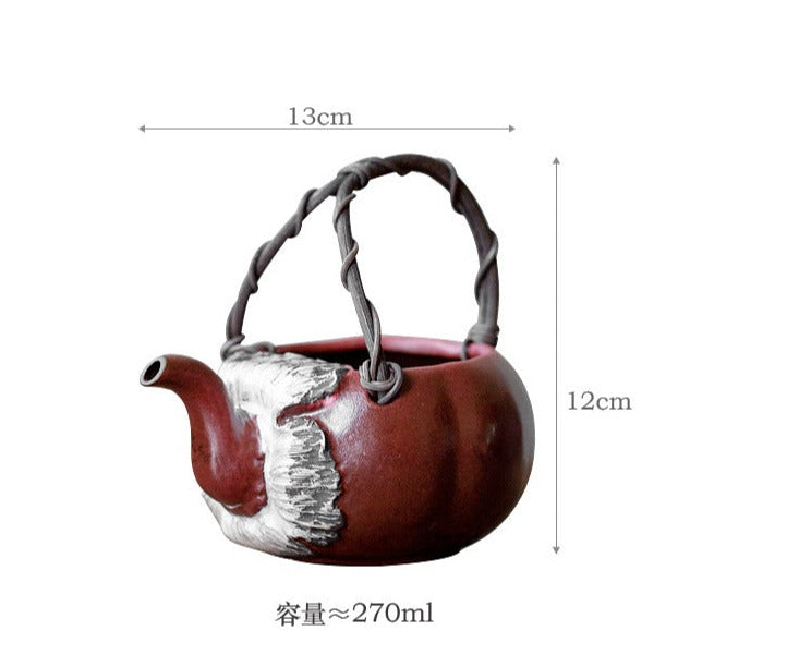 Chinese Crude Pottery Teapot Fair Cup Unique Original Design Teaware Vintage Style Teapot Chinese Master Porcelain Ceramic