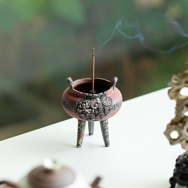 Handemade Incense Holder Incense burner Zen Chinese Classic Ornament Home Deco Design Indoor incense Plug Tea Pet