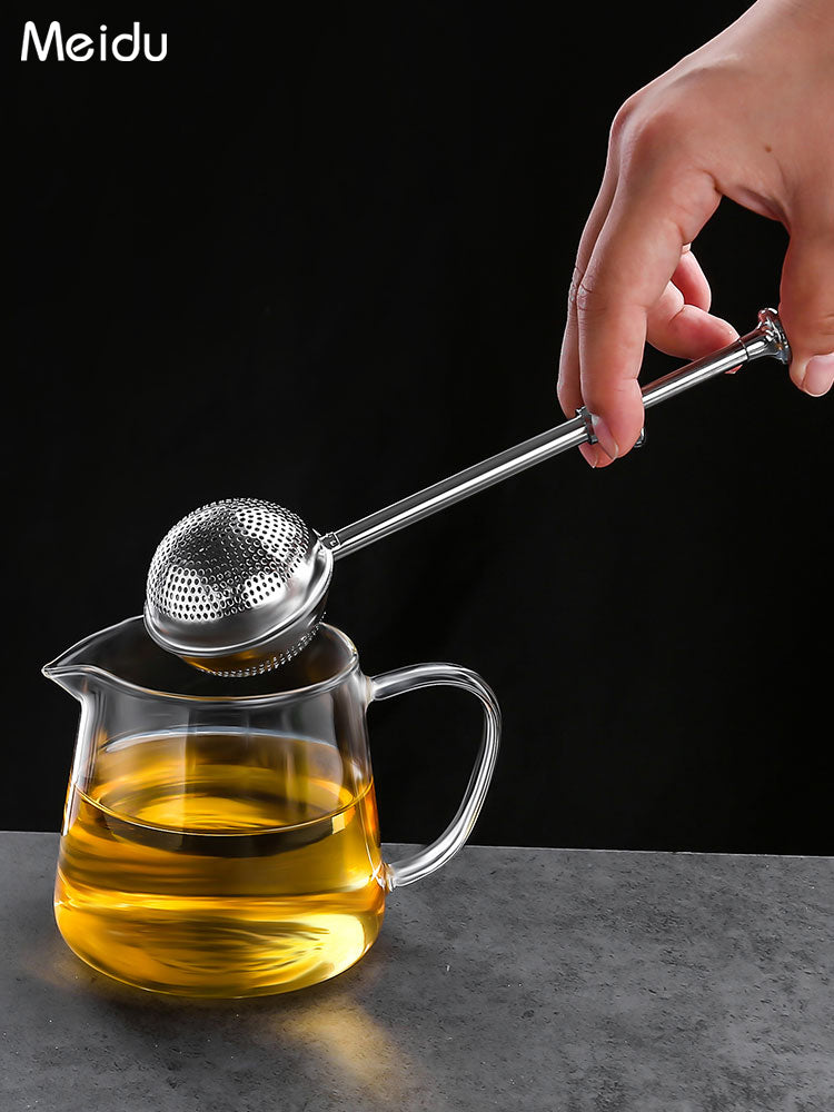 this is a stainless steel filter tea strainer