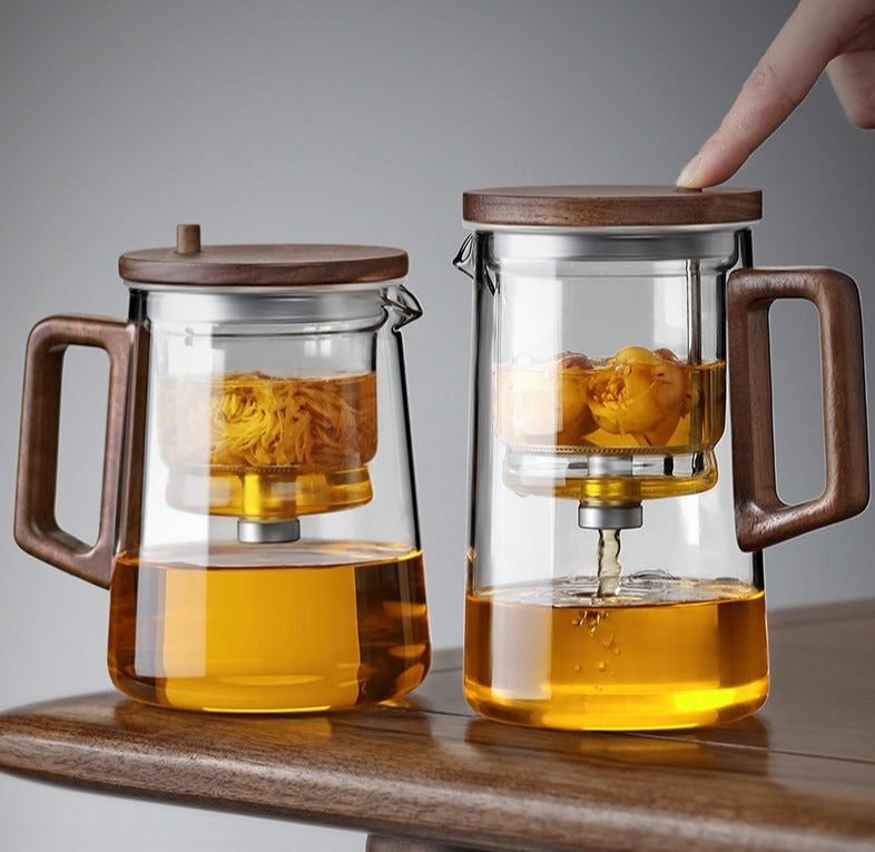 this is an automatic glass teapot