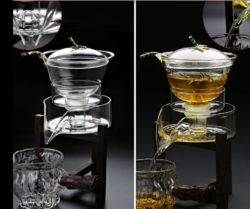 this is an automatic glass teapot