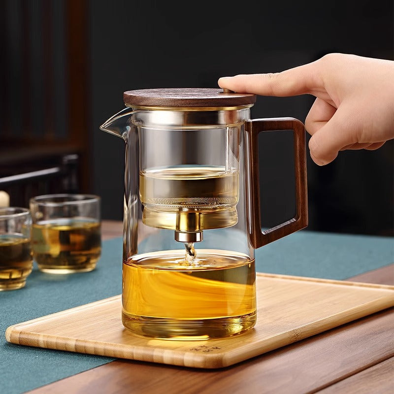 this is an automatic glass teapot