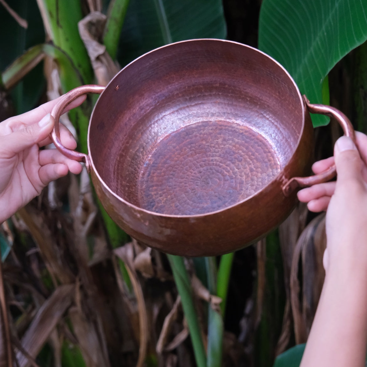 Chinese Handamde Forging Copper Cooking Pot Food Pot Traditional Original Style