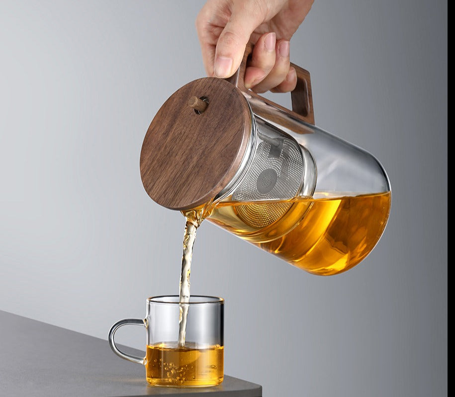 this is an automatic glass teapot