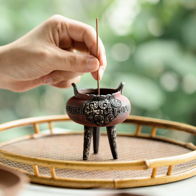 Handemade Incense Holder Incense burner Zen Chinese Classic Ornament Home Deco Design Indoor incense Plug Tea Pet