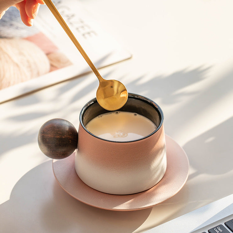 This is a ceramic easy brew mug coffee cup teacup