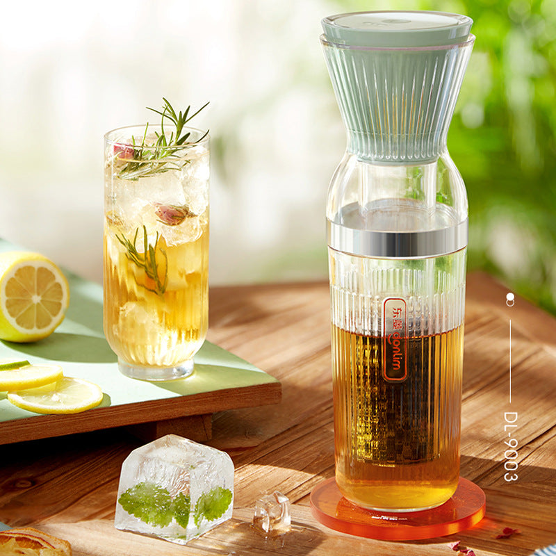 this is an automatic glass teapot.this is an ice drip coffee tea pot