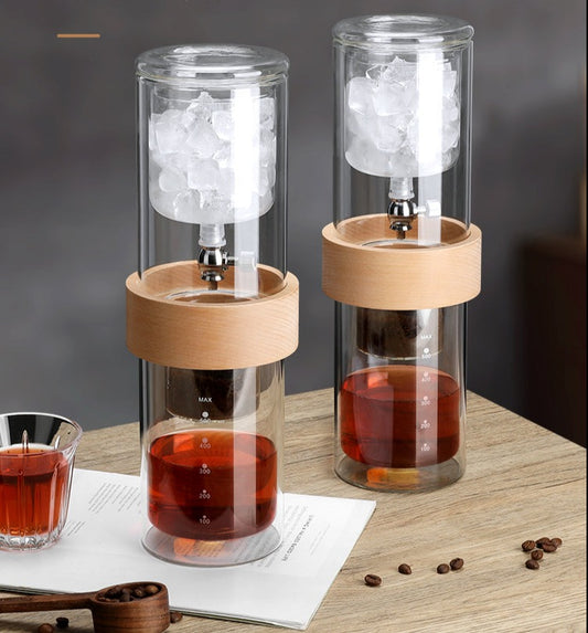 this is an automatic glass teapot.this is an ice drip coffee tea pot