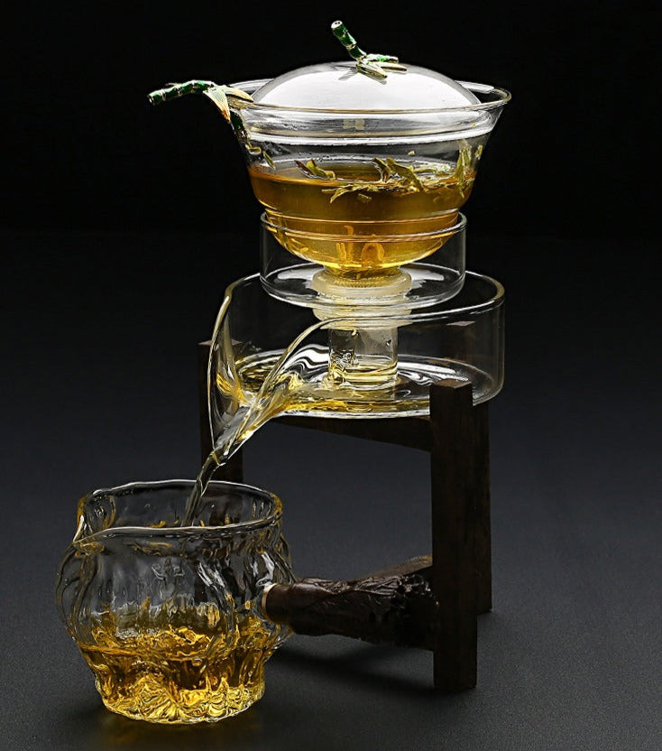 this is an automatic glass teapot