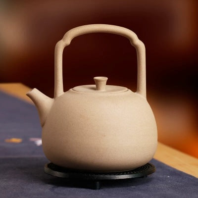 This is a pottery kettle