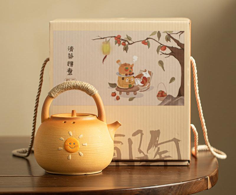 this is a pottery stove