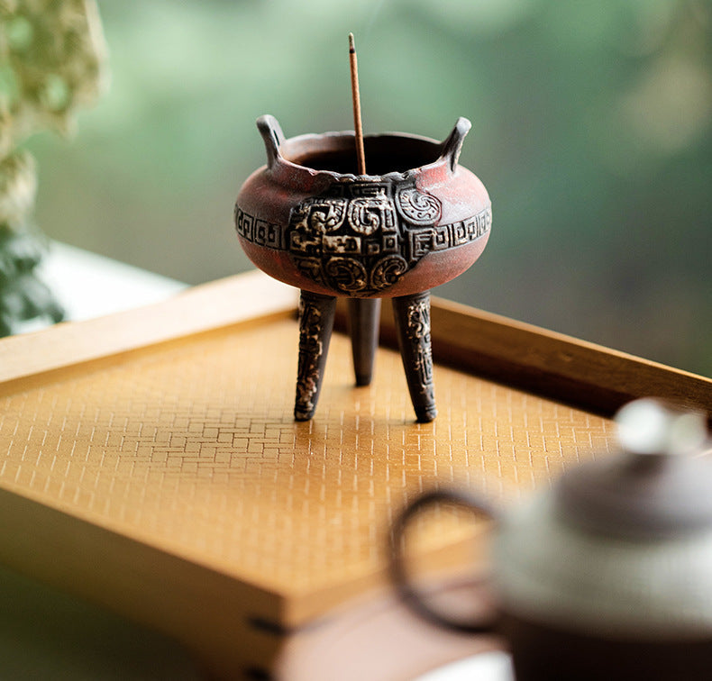 Handemade Incense Holder Incense burner Zen Chinese Classic Ornament Home Deco Design Indoor incense Plug Tea Pet