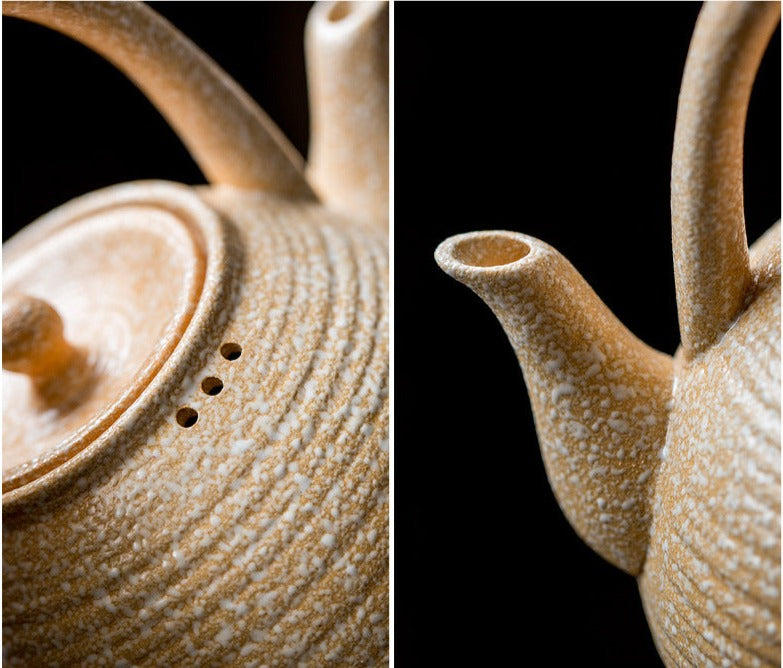 This is a pottery kettle