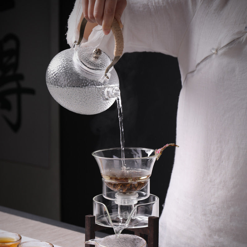 this is an automatic glass teapot