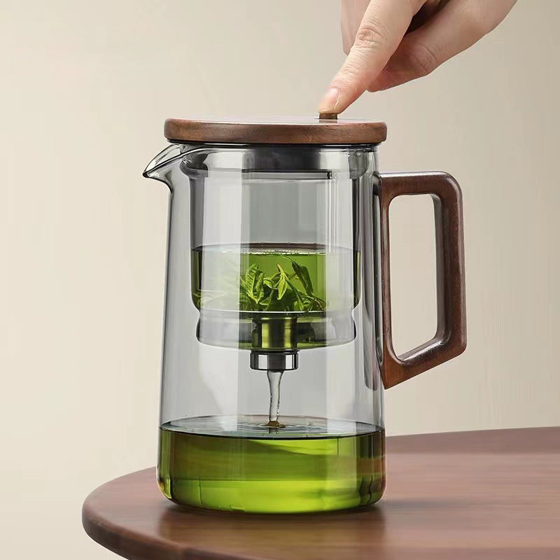 this is an automatic glass teapot