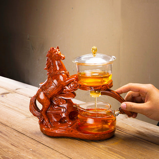 this is an automatic glass teapot