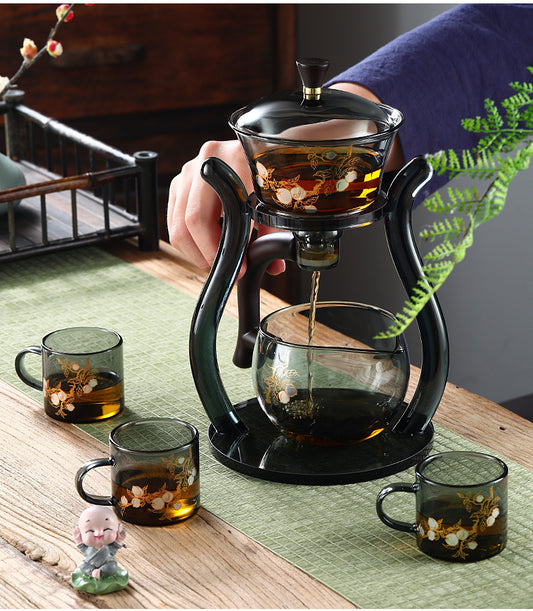 this is an automatic glass teapot