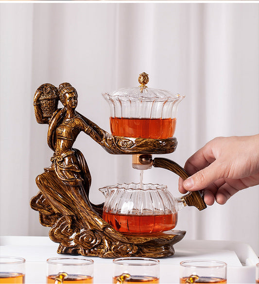 this is an automatic glass teapot