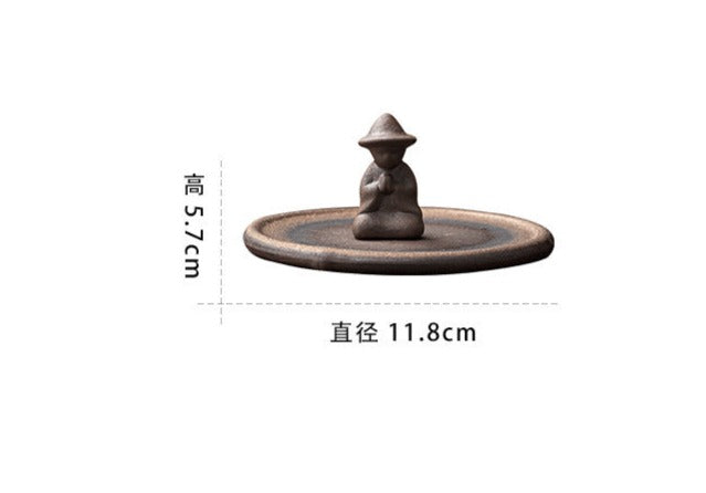 Handmade Tea Pet Incense Holder Orignial Pottery Incense Burner