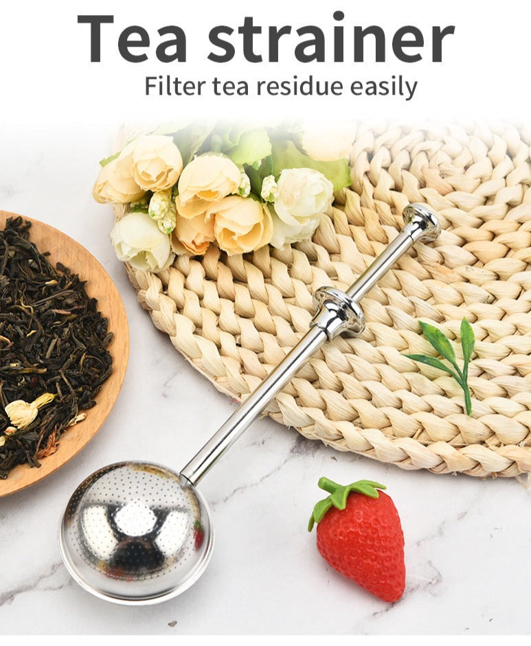 this is a stainless steel filter tea strainer