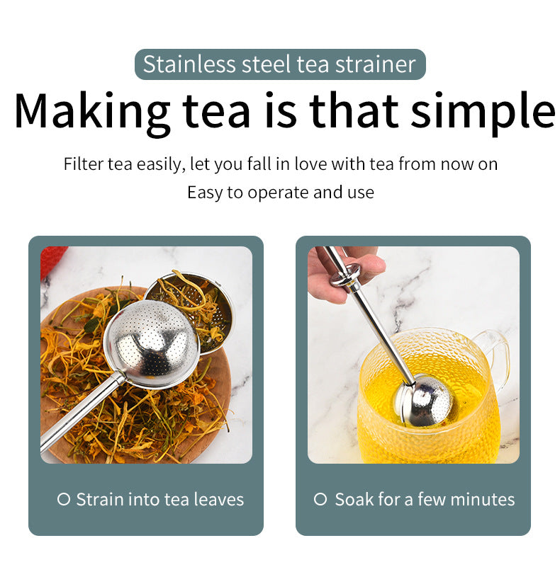 this is a stainless steel filter tea strainer