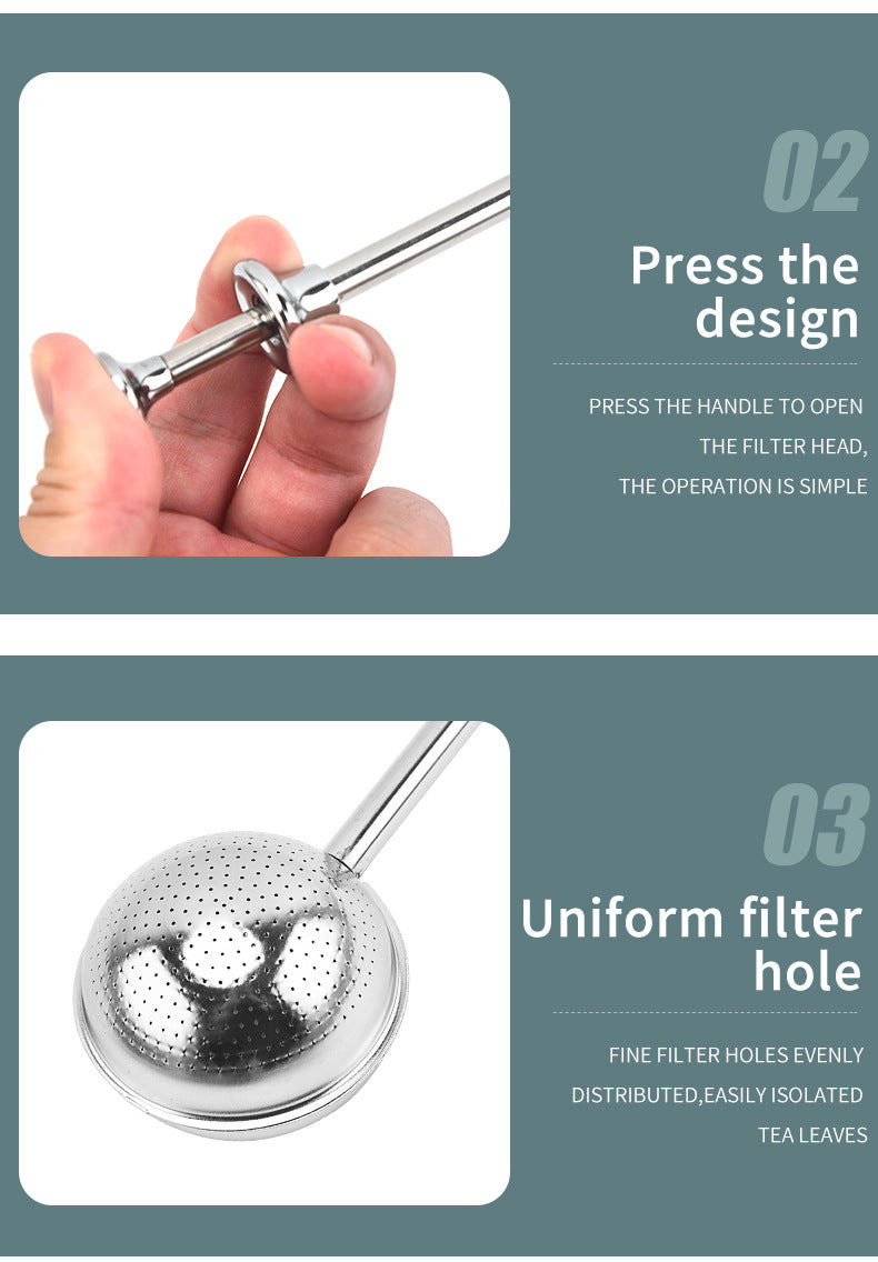 this is a stainless steel filter tea strainer