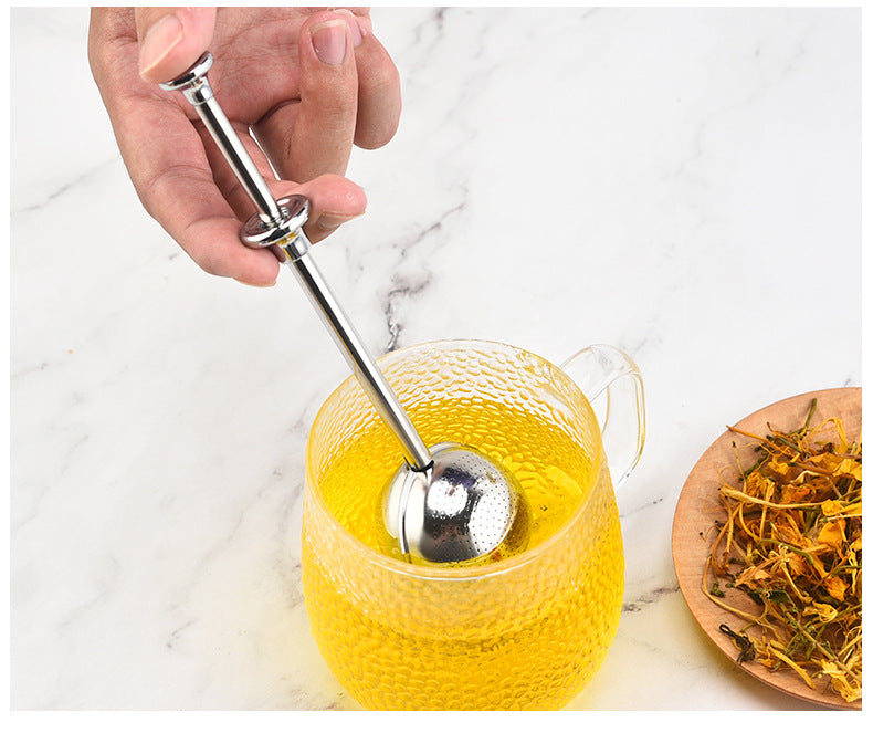 this is a stainless steel filter tea strainer