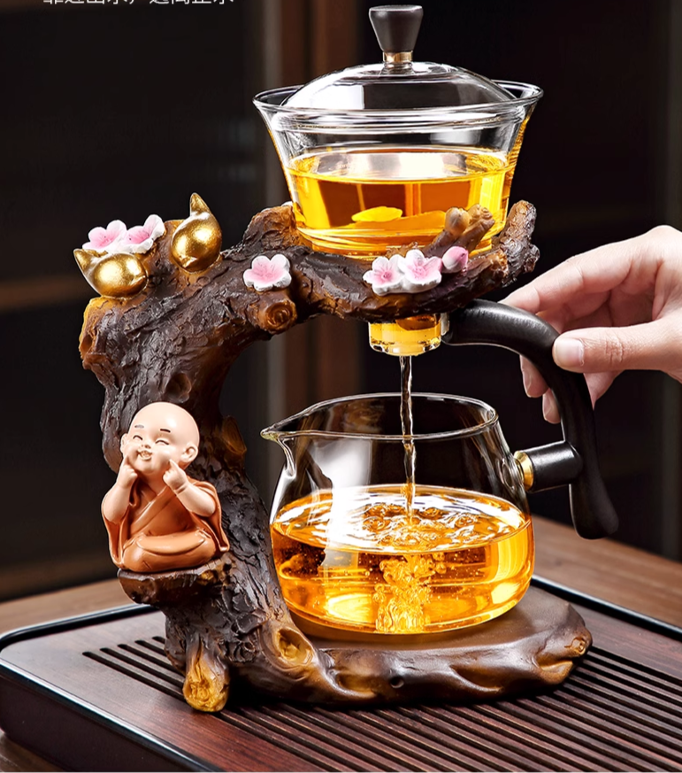 this is an automatic glass teapot