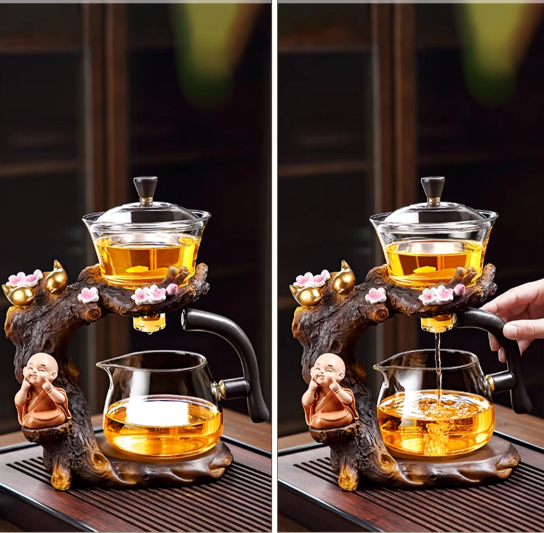 this is an automatic glass teapot