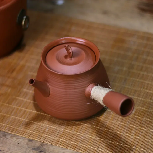 This is a pottery kettle