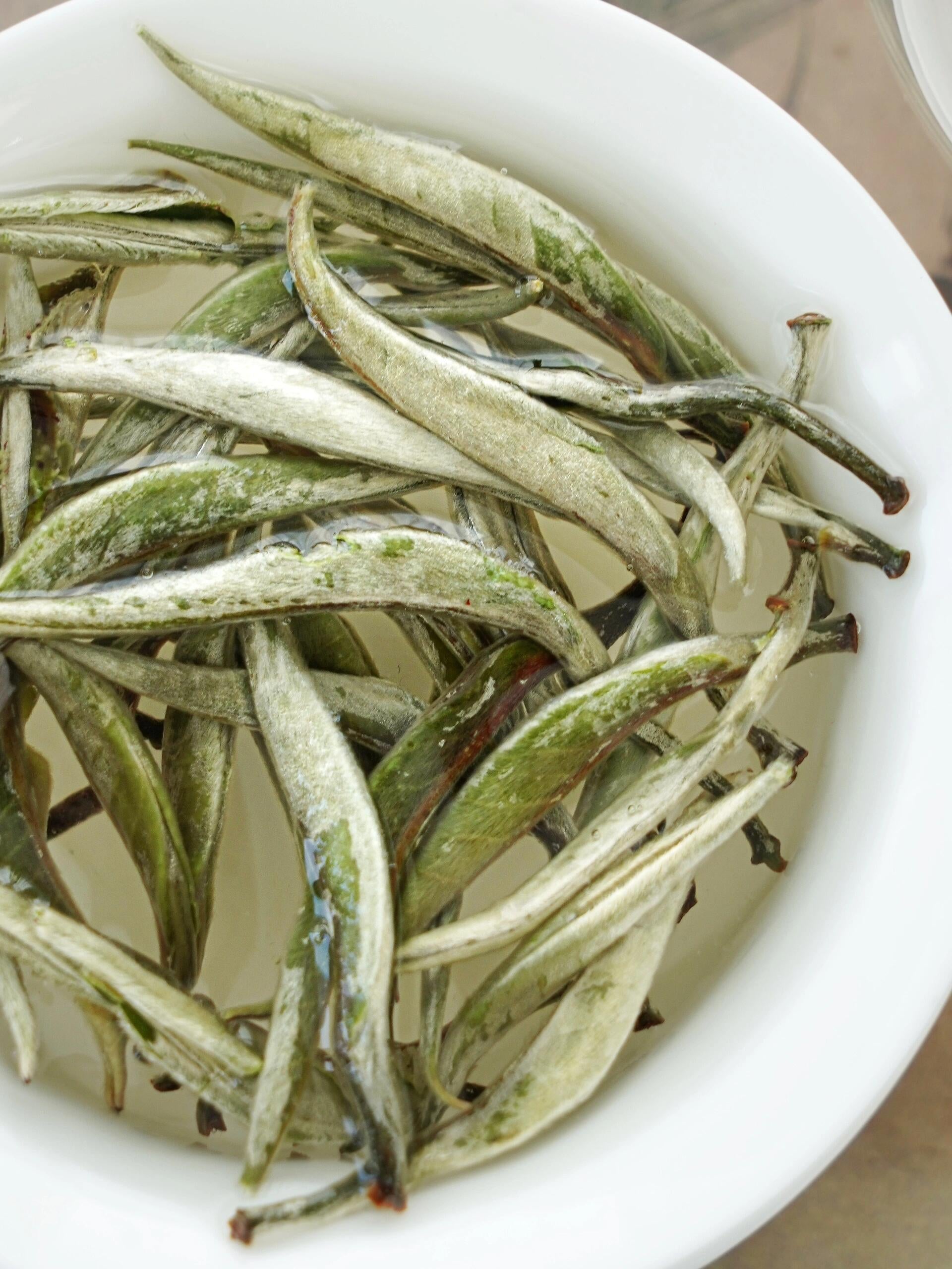 This is Chinese Yunnan silver needle white tea