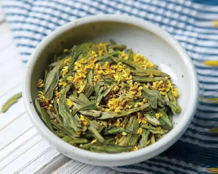 this is Chinese detox tea osmanthus longjing tea