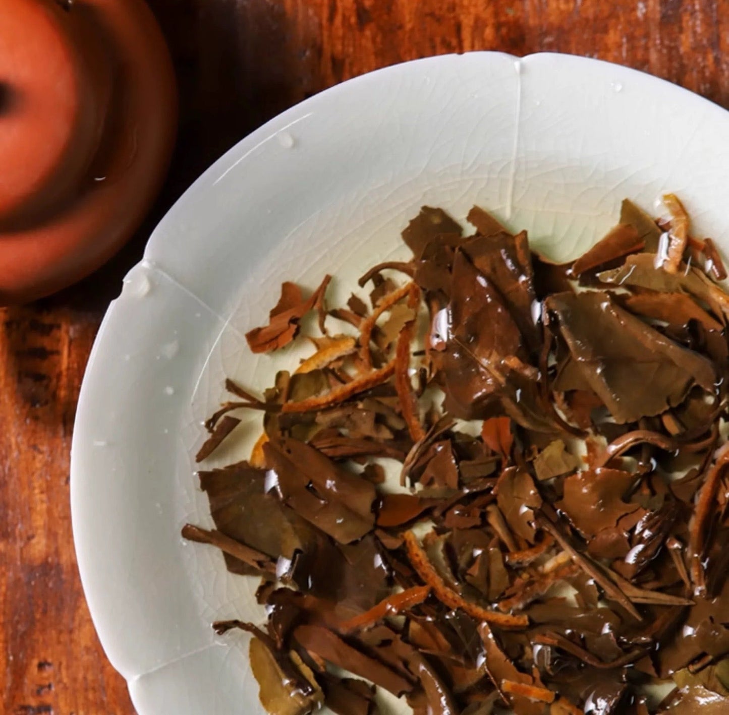 2017 Premium Shoumei Compressed Tea Ball Longzhu Dried Tangerine Peel Sweet Aged White Tea