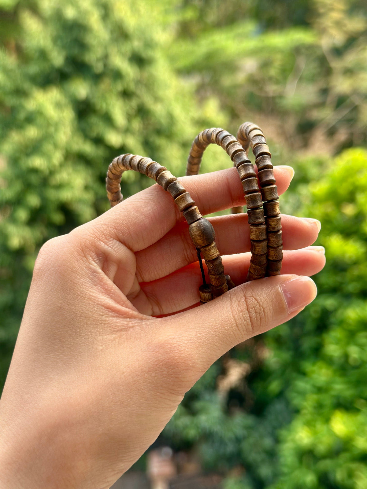 Authentic Incense Chinese Hainan Island Hainandao Pure High-end Agarwood Necklace Qinan Aloeswood Bracelet