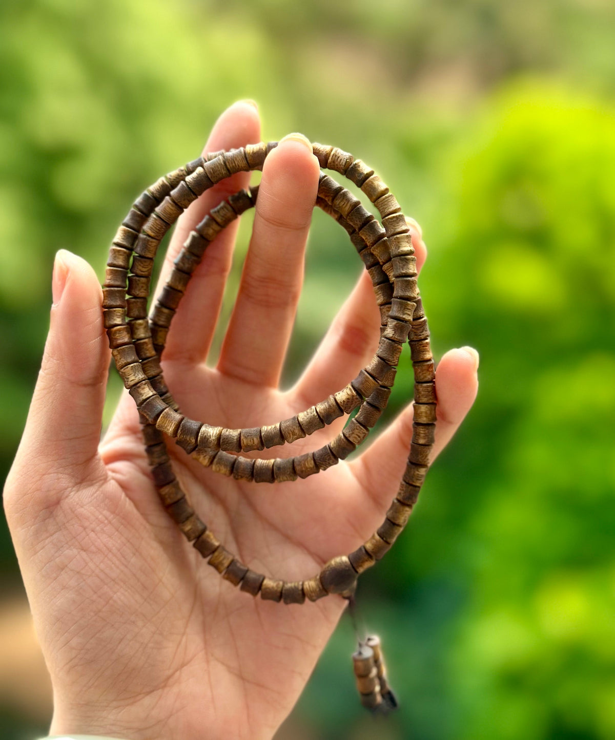 Authentic Incense Chinese Hainan Island Hainandao Pure High-end Agarwood Necklace Qinan Aloeswood Bracelet