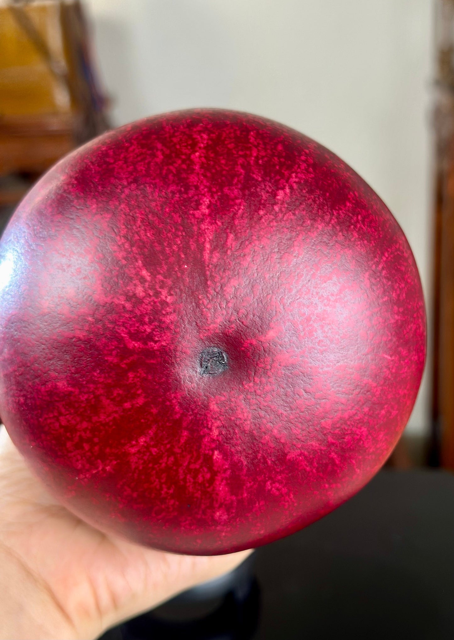 Hand dyed Golden Chinese Lacquerware Fengshui Ornament Hulu Natural Gourd Water Tea Container Classical Home Decor