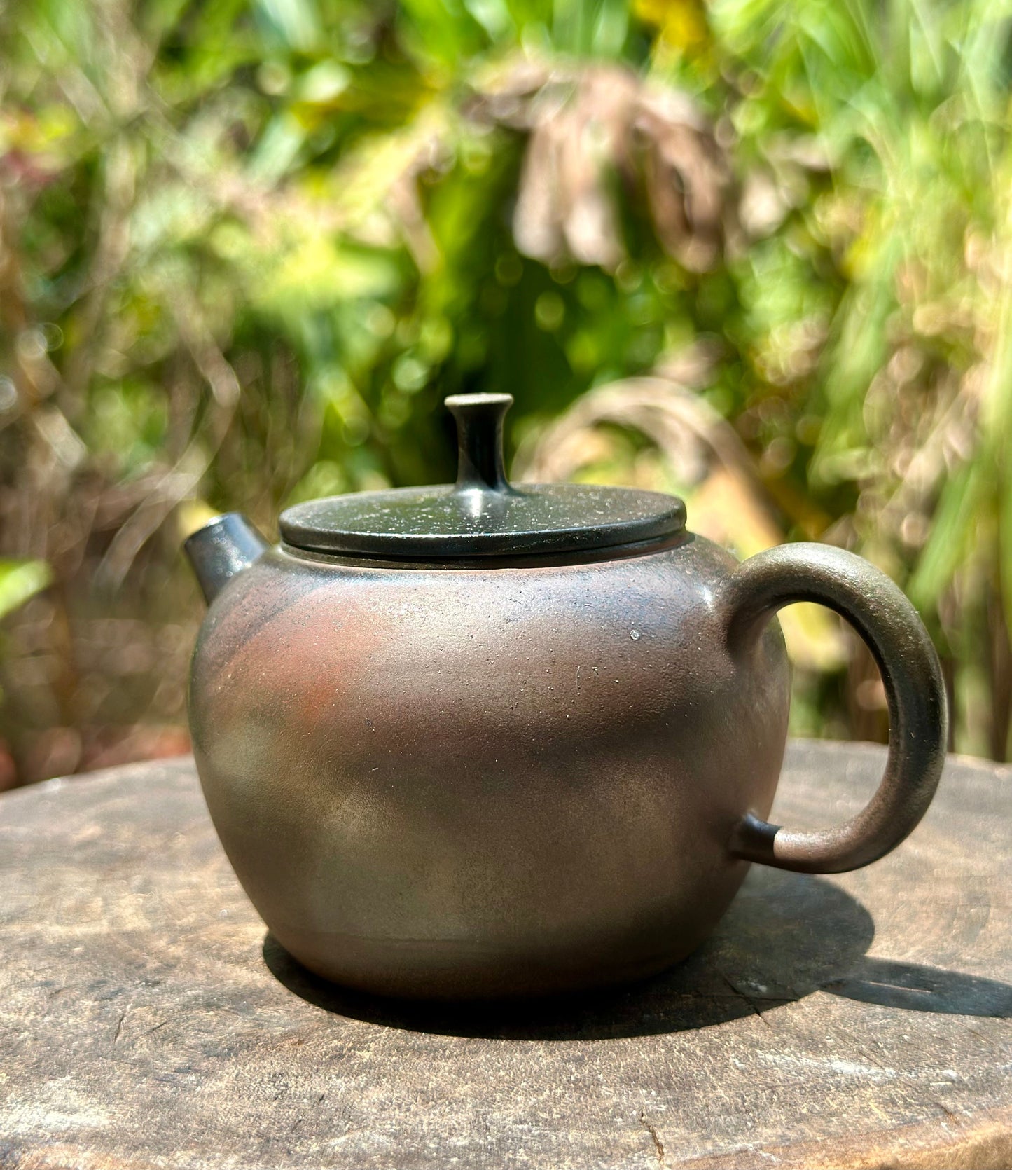 Handcrafted Woodfired Artowork Chinese Apple Shape Nixing clay Pottery Clay Teapot 150ml