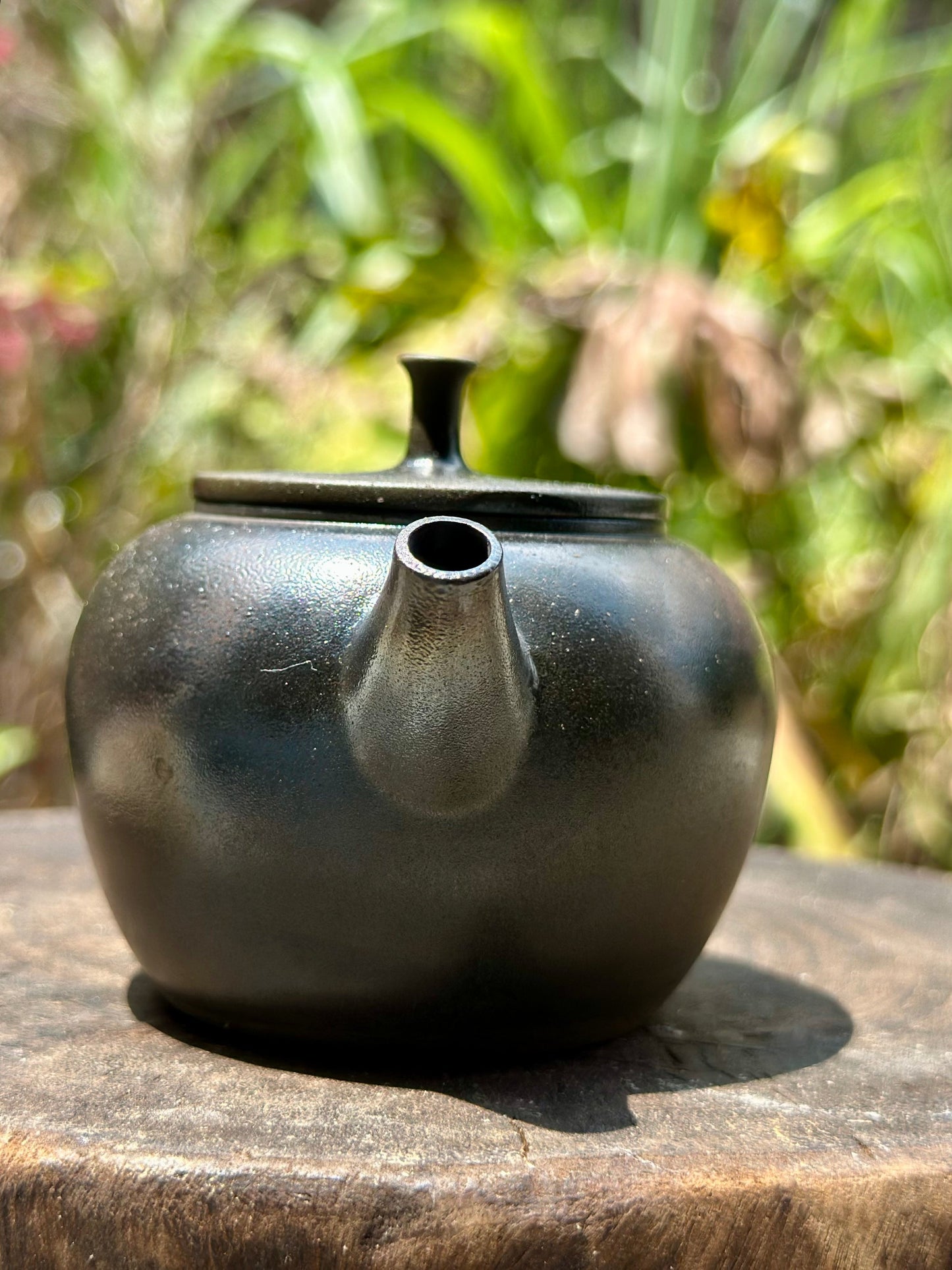 Handcrafted Woodfired Artowork Chinese Apple Shape Nixing clay Pottery Clay Teapot 150ml