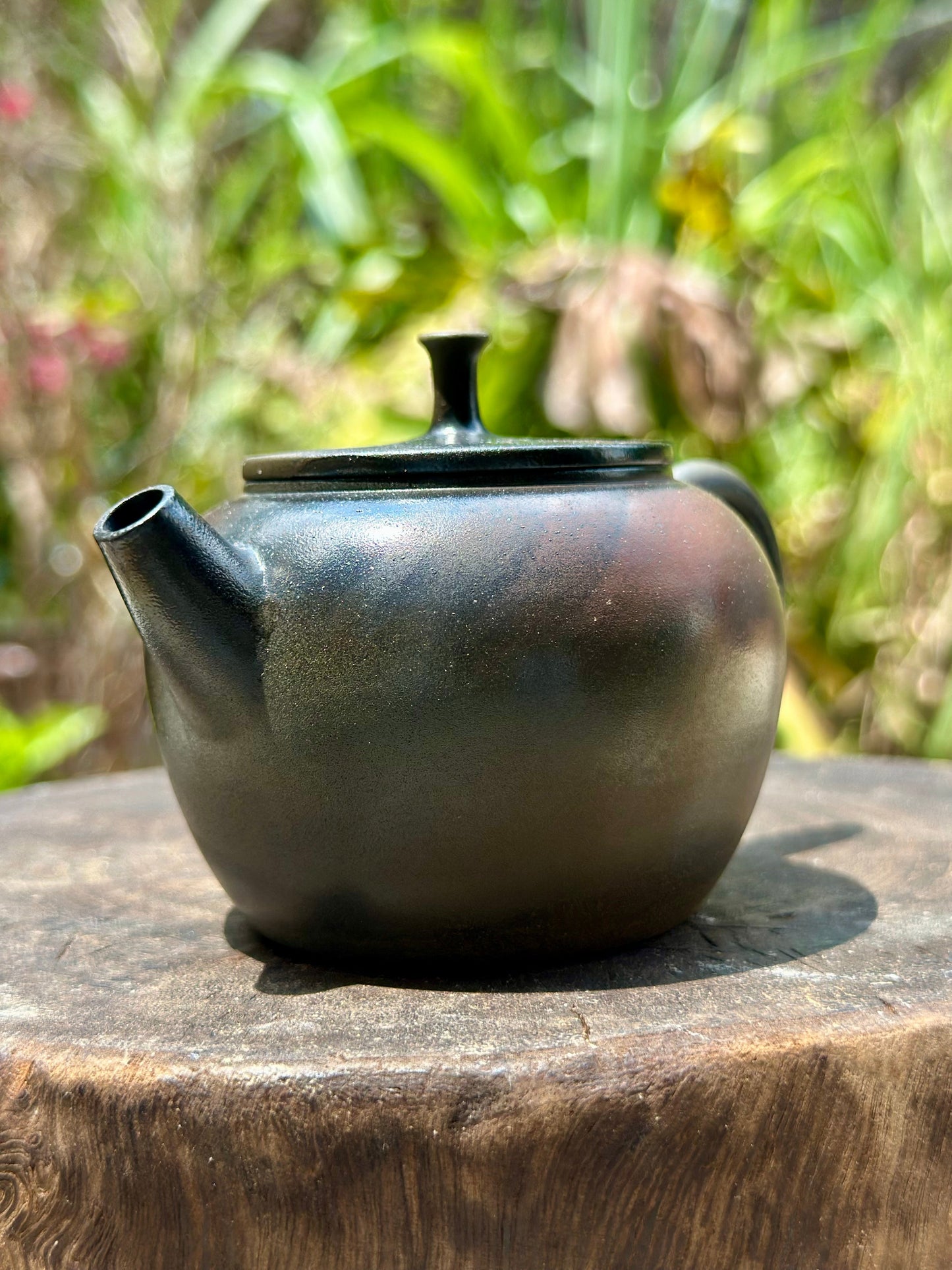 Handcrafted Woodfired Artowork Chinese Apple Shape Nixing clay Pottery Clay Teapot 150ml