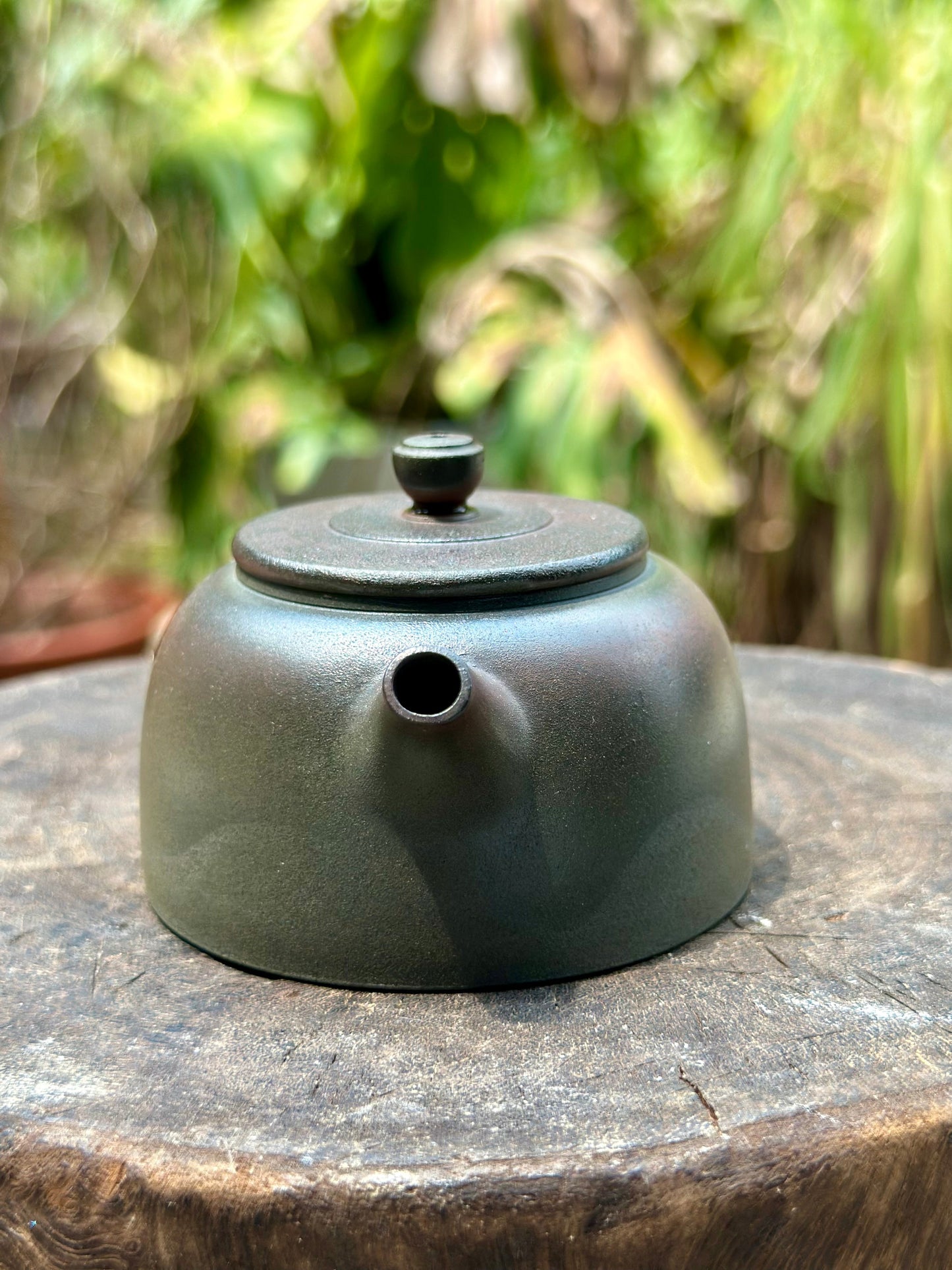 Handcrafted Woodfired Artowork Chinese Dezhong Shape Nixing clay Pottery Clay Teapot  120ml