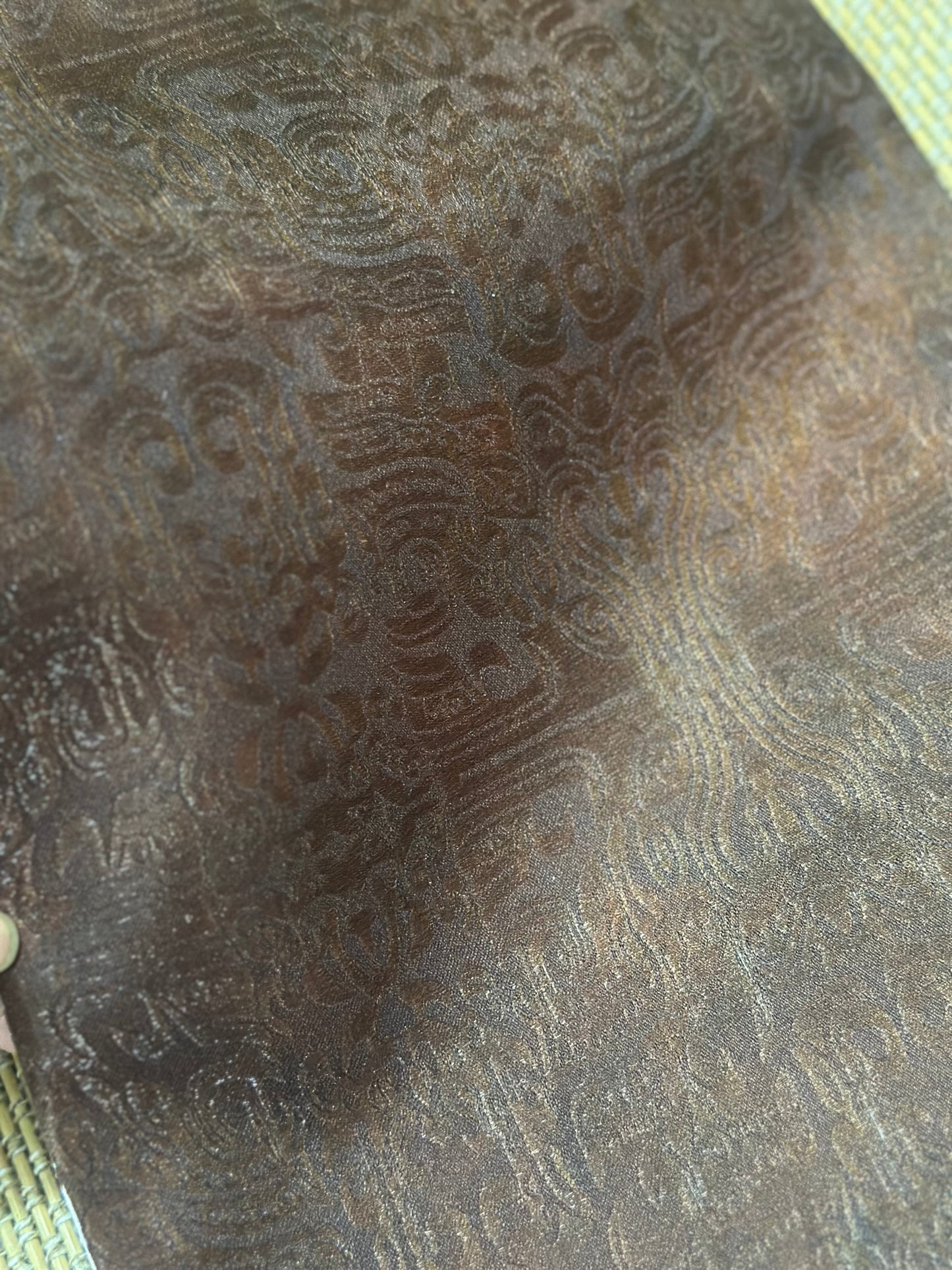 Original Chinese Traditional Baoxiang Flower Tea Table Cloth Chaxi Chabu