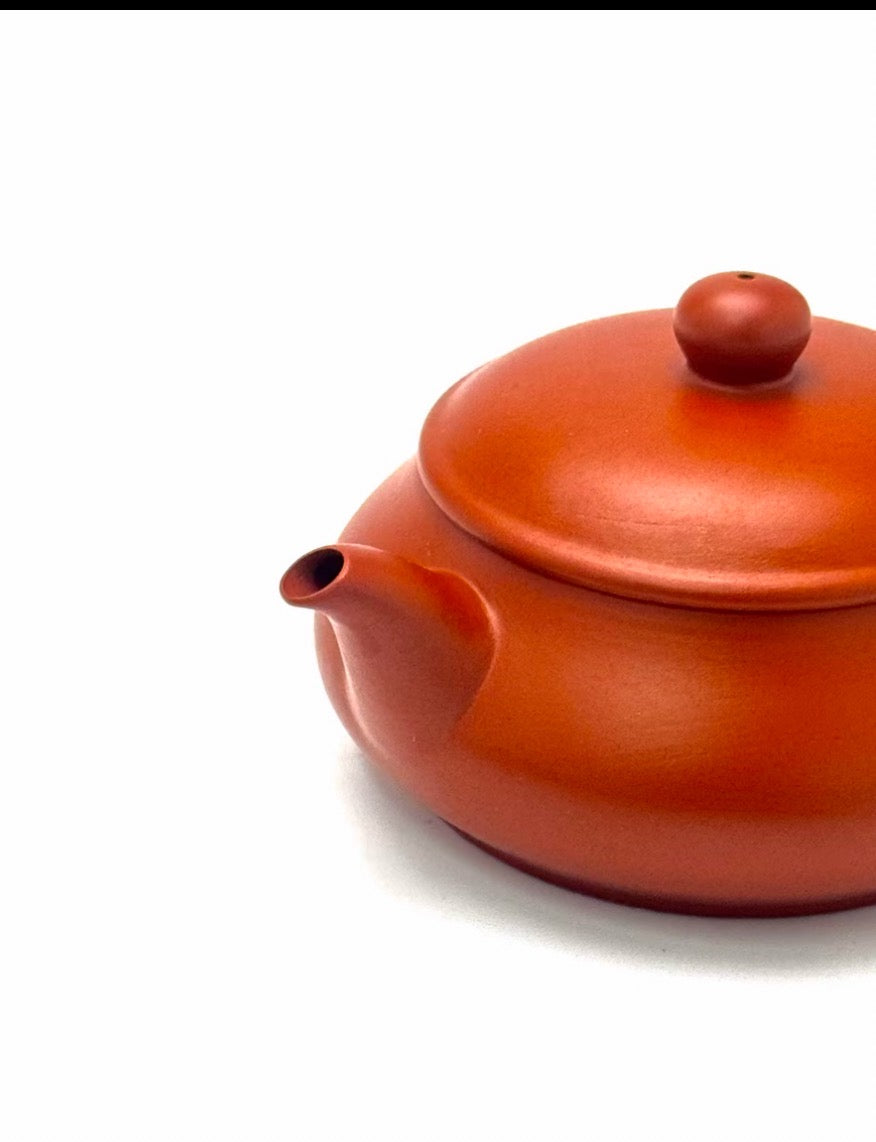 Chinese Chaozhou Handmade Traditional Zhuni Pottery Teapot Minglu Shape Red Clay 110ml Dangcong Oolong Gongfu Super Thin Teapot