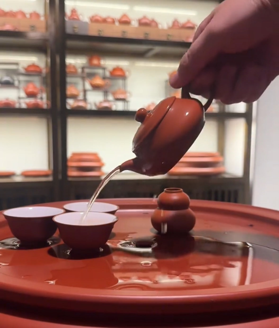 Chinese Chaozhou Handmade Traditional Zhuni Pottery Teapot Minglu Shape Red Clay 110ml Dangcong Oolong Gongfu Super Thin Teapot