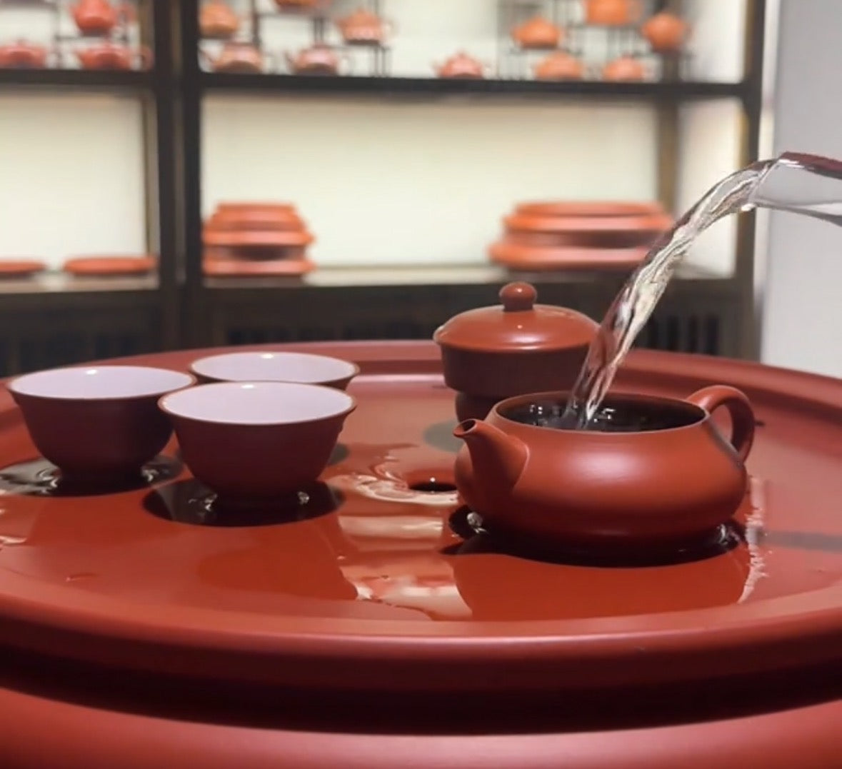 Chinese Chaozhou Handmade Traditional Zhuni Pottery Teapot Minglu Shape Red Clay 110ml Dangcong Oolong Gongfu Super Thin Teapot